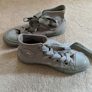 Converse All Star high-tops, sz 8, army green
